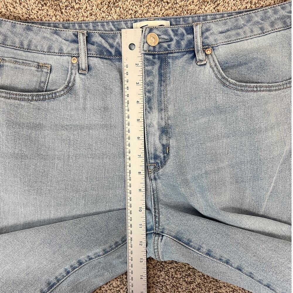 Seven7 Women's 12 Y2K Minimalist Staple‎ Soft Norm Loose Straight Denim Jeans - Picture 10 of 12